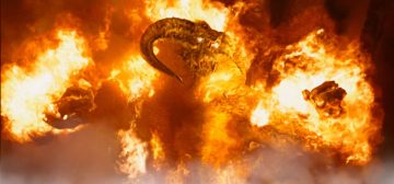 Imagen del Balrog de las películas de El Señor de los Anillos, una criatura hecha de sombras y llamas. O sea, no es un verdadero Balor de Dungeons and Dragons o Aventuras en la Marca del Este, pero se entiende de lo que va la cosa porque al final el Balor es un Balrog de marca blanca.